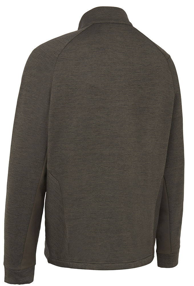 Callaway Golf Heather Stripe 1/4 Zip Thermal Pullover - Dark Lichen