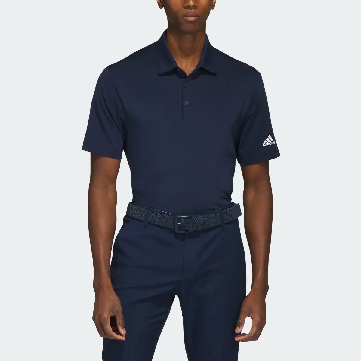 Adidas Ultimate 365 Solid Left Sleeve Logo Polo Shirt - Navy