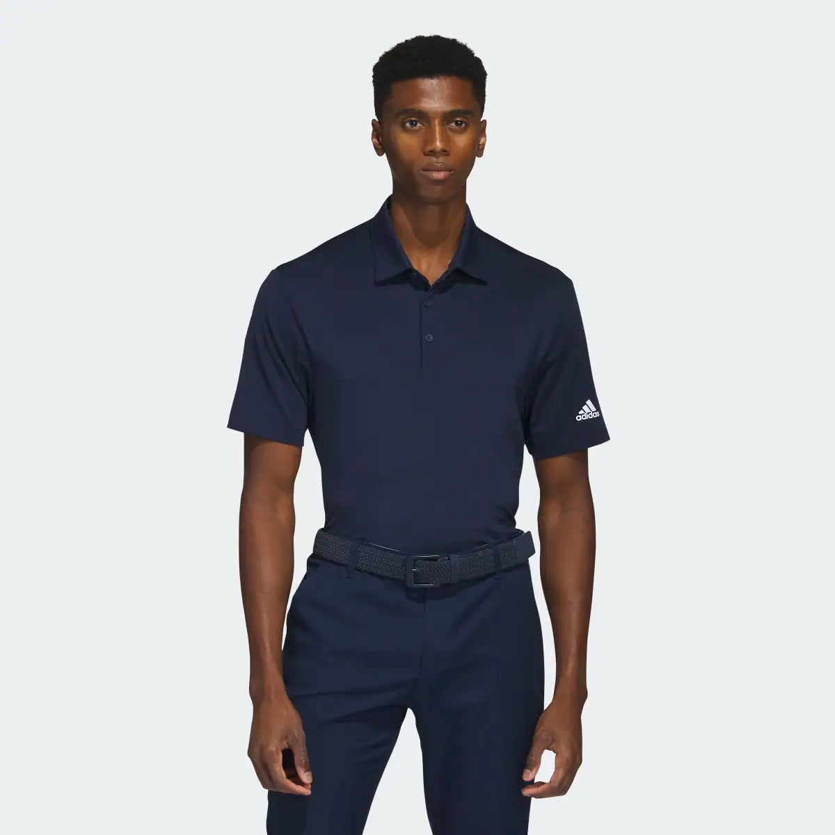 Adidas Ultimate 365 Solid Left Sleeve Logo Polo Shirt - Navy