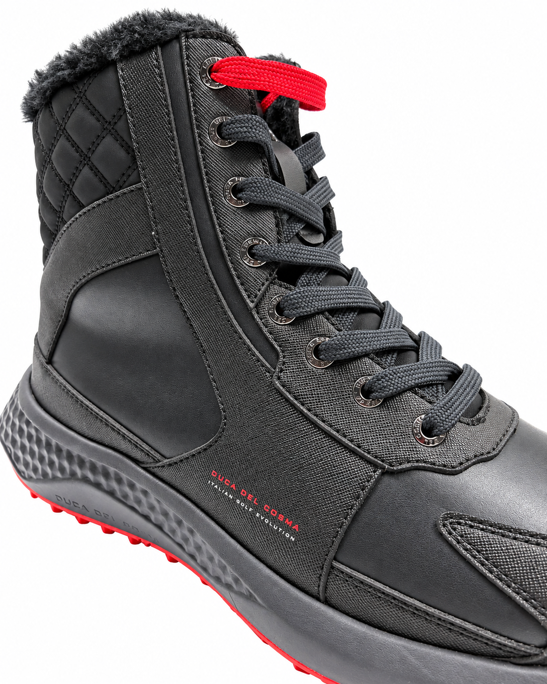 Duca Del Lipari Spikeless Winter Golf Boots Shoes - SAMPLE - Black