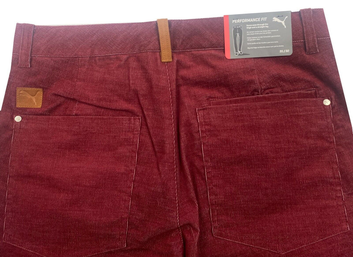 Puma Golf Modern Corduroy 6 Pocket Trousers
