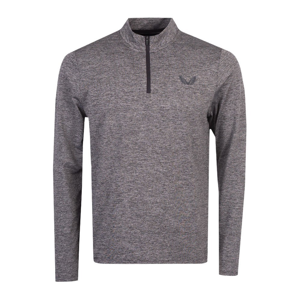 Castore Pro Tek Marl Next To Skin 1/4 Zip Midlayer - Sharkskin