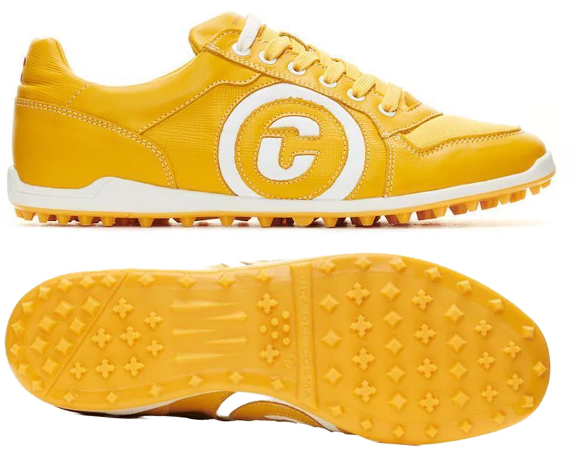 Duca Del Cosma Kuba 2.0 Spikeless Golf Shoes - SAMPLE - Yellow