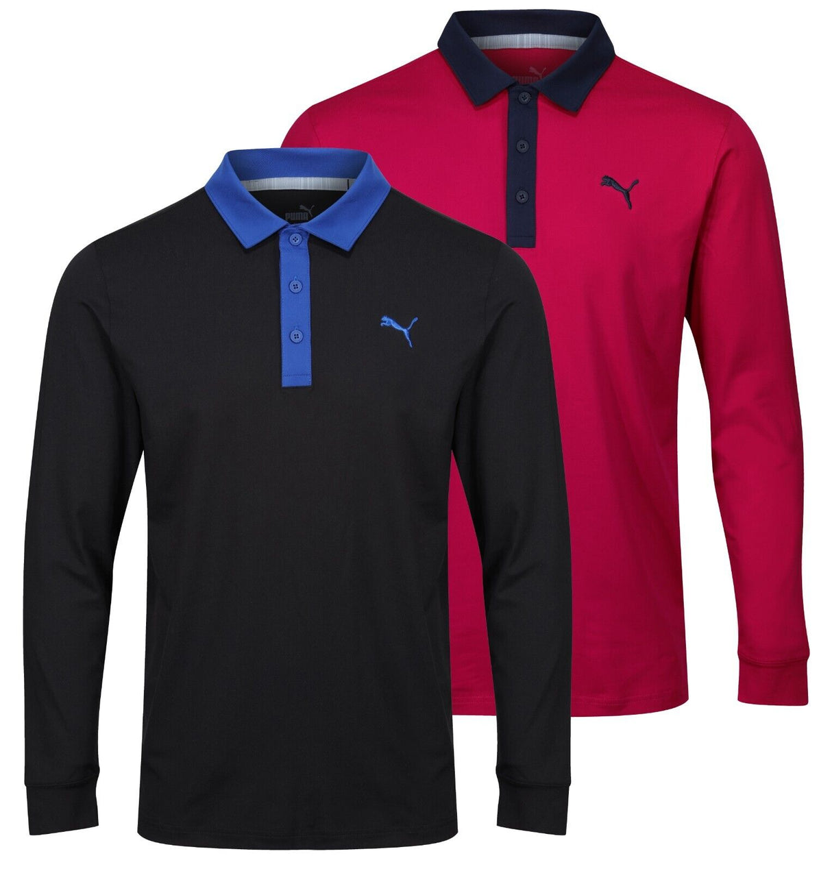 Puma Cloud Spun Long Sleeve Golf Polo Shirt