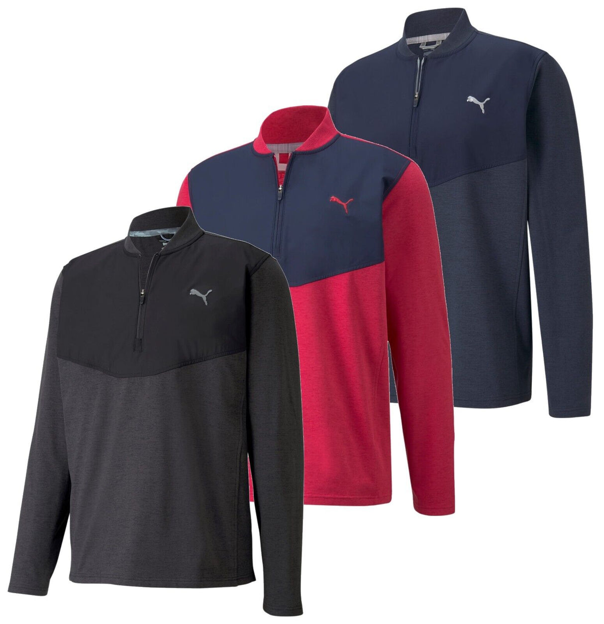 Puma Golf Cloudspun Stealth Blade 1/4 Zip Pullover