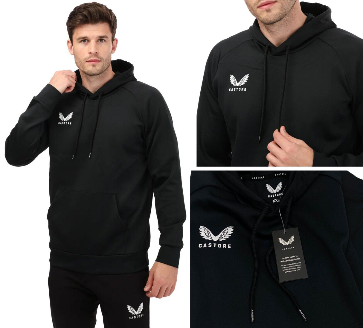 Castore Scuba Overhead Hoodie - Black