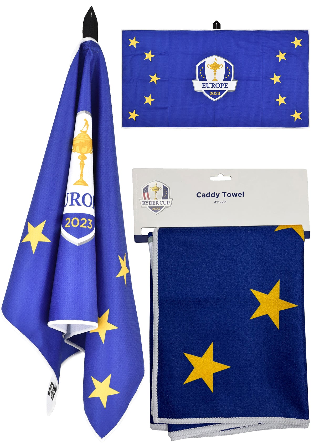 2023 Ryder Cup Team Europe Aqua Lock Caddy Towel