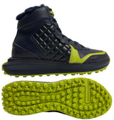 Duca Del Cosma Lipari Spikeless Winter Golf Boots Shoes - SAMPLE - Navy / Lime