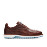 Duca Del Cosma Eldrado Premium Spikeless Golf Shoes - Cognac - Handmade in 🇵🇹