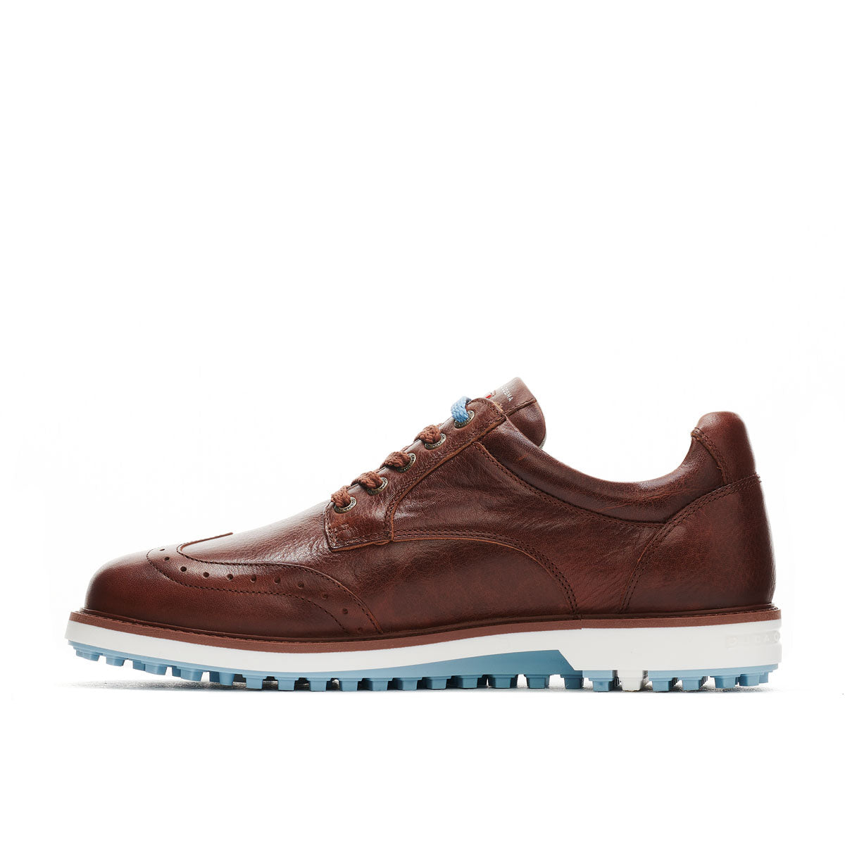 Duca Del Cosma Eldrado Premium Spikeless Golf Shoes - Cognac - Handmade in 🇵🇹