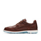 Duca Del Cosma Eldrado Premium Spikeless Golf Shoes - Cognac - Handmade in 🇵🇹