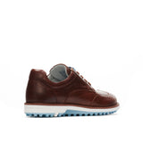 Duca Del Cosma Eldrado Premium Spikeless Golf Shoes - Cognac - Handmade in 🇵🇹