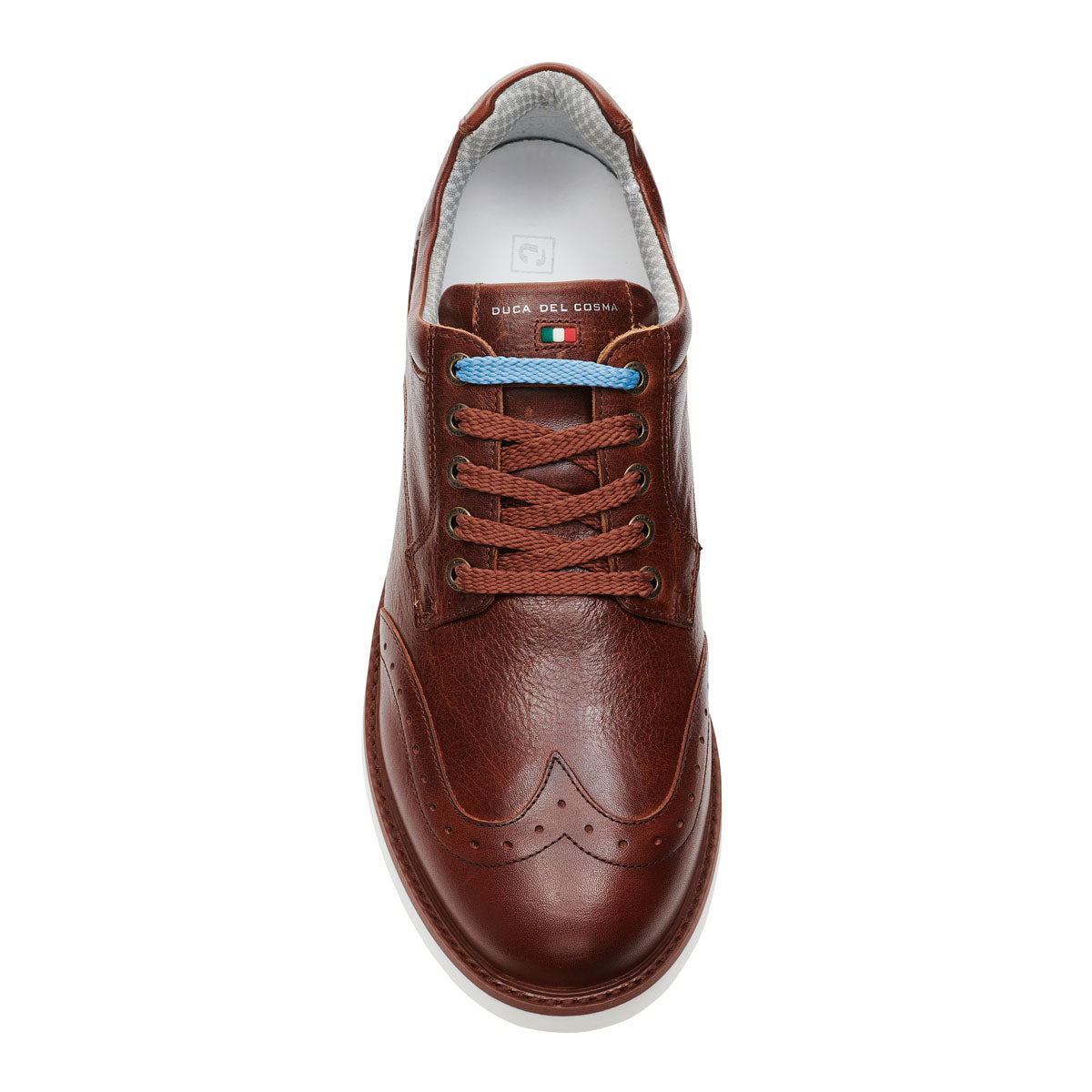 Duca Del Cosma Eldrado Premium Spikeless Golf Shoes - Cognac - Handmade in 🇵🇹