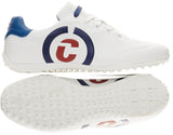 Duca Del Cosma Kingscup Premium Spikeless Golf Shoes - White - Handmade in 🇵🇹