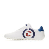 Duca Del Cosma Kingscup Premium Spikeless Golf Shoes - White - Handmade in 🇵🇹