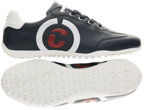 Duca Del Cosma Kingscup Spikeless Golf Shoes - SAMPLE - Navy