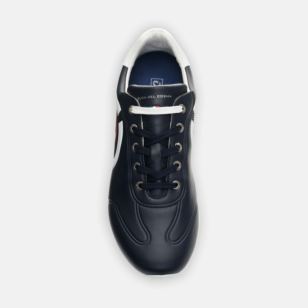 Duca Del Cosma Kingscup Premium Spikeless Golf Shoes - Navy - Handmade in 🇵🇹