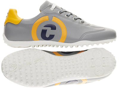 Duca Del Cosma Kingscup Premium Spikeless Golf Shoes - Grey - Handmade in 🇵🇹