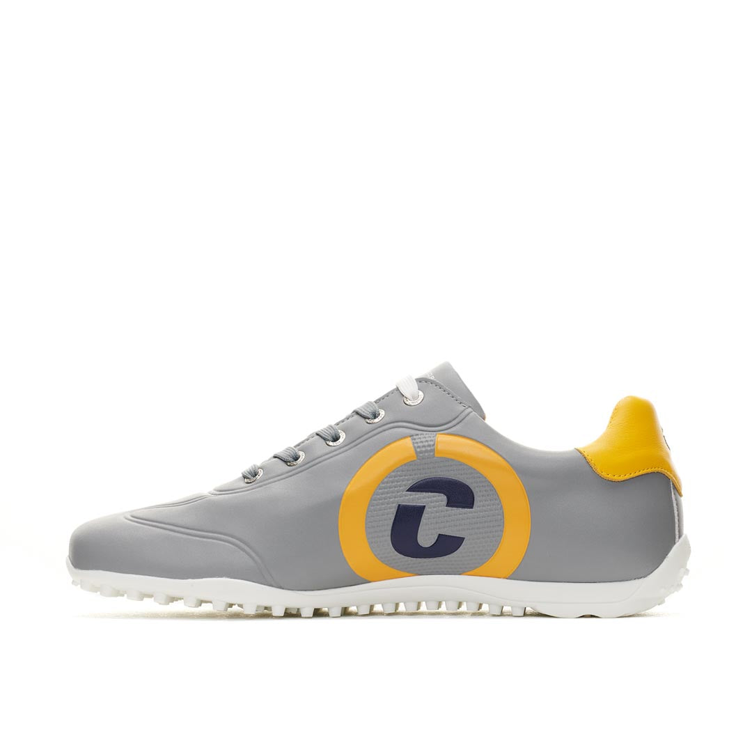 Duca Del Cosma Kingscup Premium Spikeless Golf Shoes - Grey - Handmade in 🇵🇹