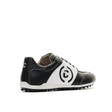 Duca Del Cosma Valderama Premium Spikeless Golf Shoes - Black / White - Handmade in 🇵🇹