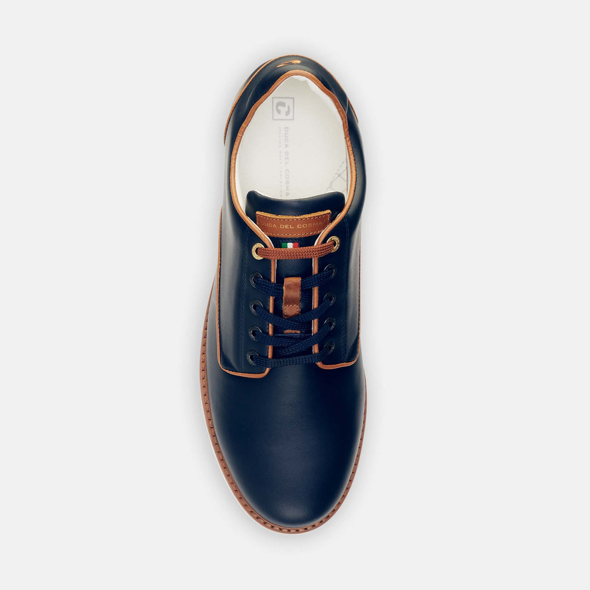 Duca Del Cosma Elpaso Premium Spikeless Golf Shoes - Navy - Handmade in 🇵🇹