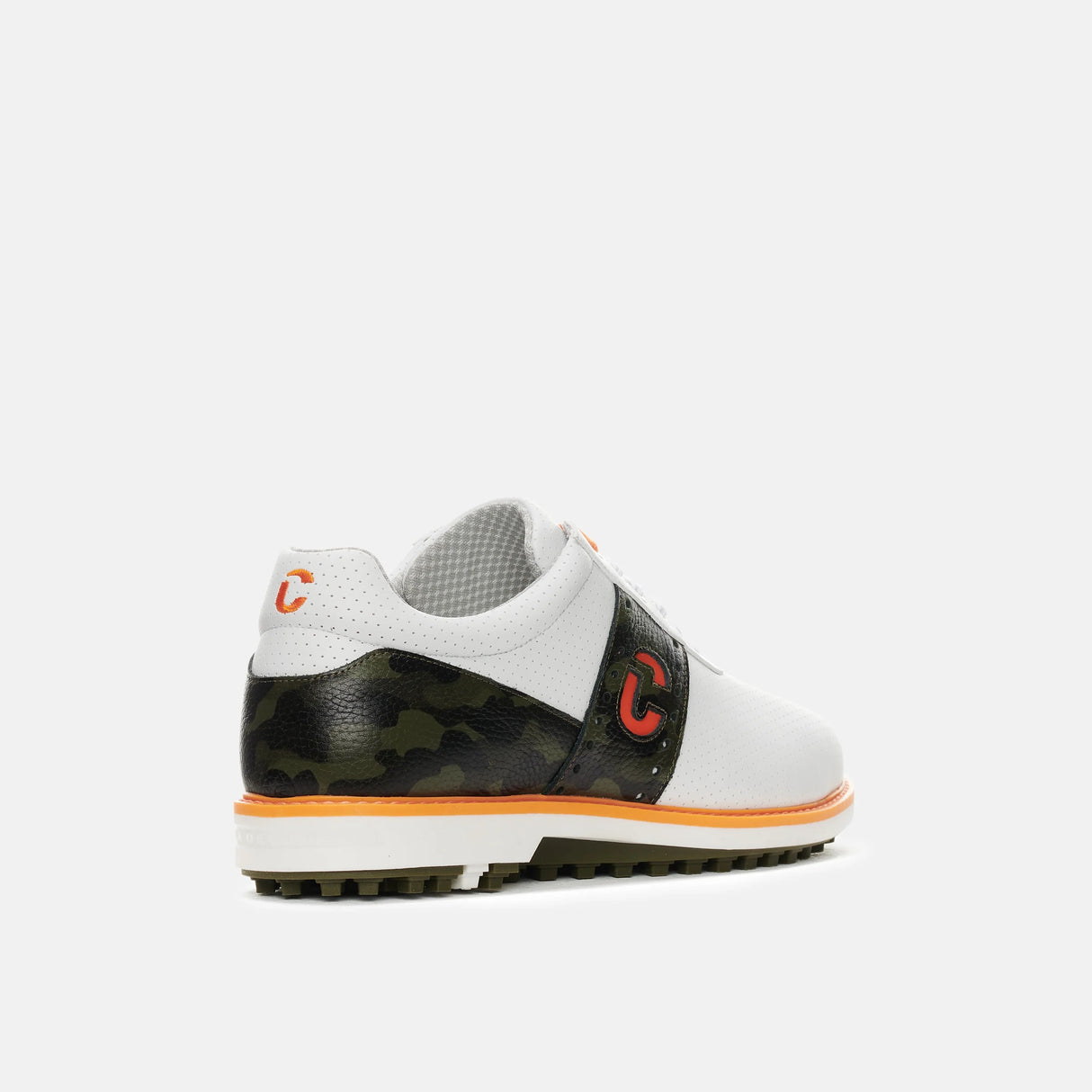 Duca Del Cosma Joost Luiten JL Premium Spikeless Golf Shoes - White / Camo - Handmade in 🇵🇹