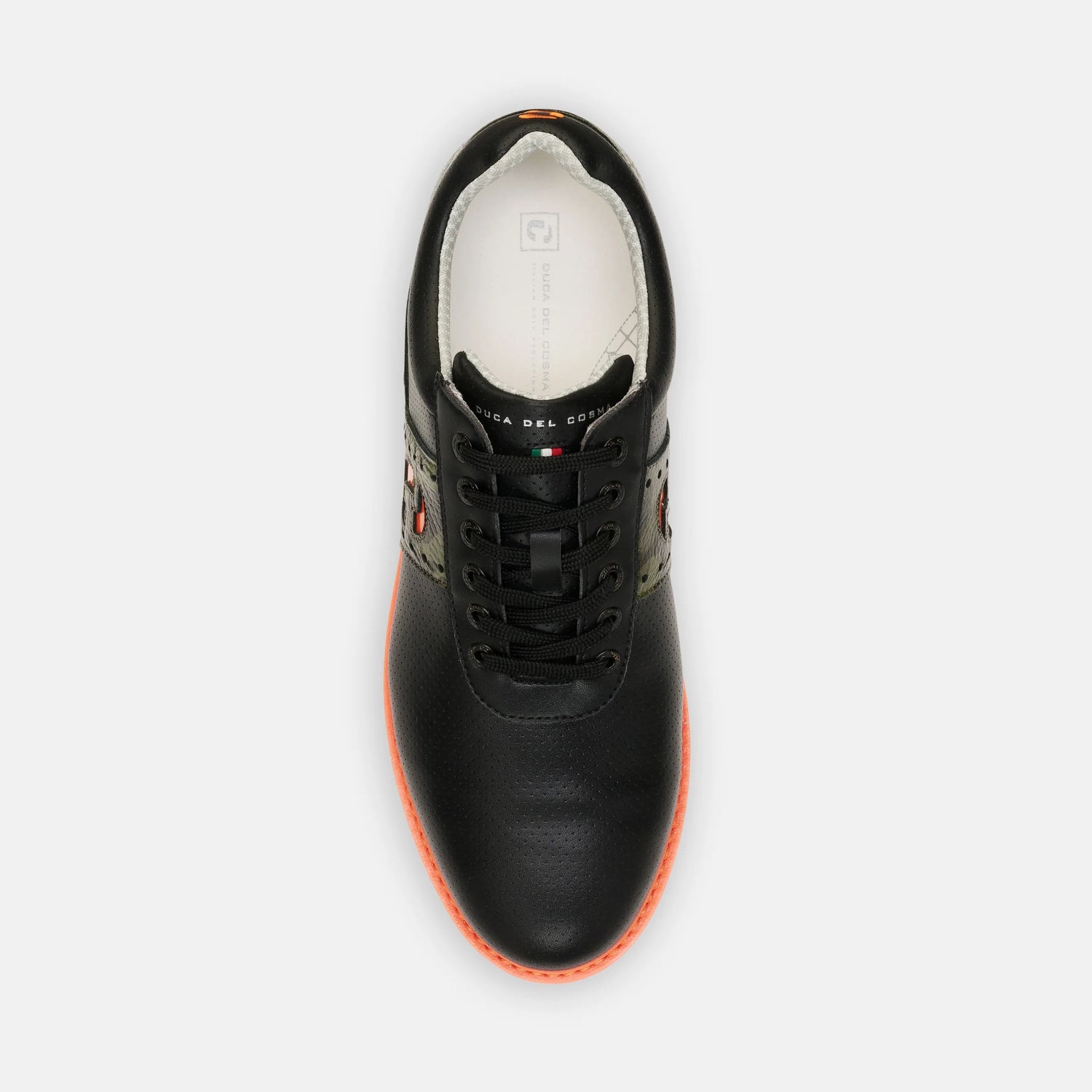 Duca Del Cosma Joost Luiten JL Premium Spikeless Golf Shoes - Black / Camo - Handmade in 🇵🇹