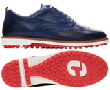 Duca Del Cosma Churchill Premium Spikeless Golf Shoes - Blue - Handmade in 🇵🇹