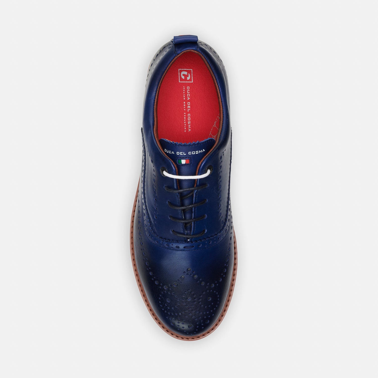 Duca Del Cosma Churchill Premium Spikeless Golf Shoes - Blue - Handmade in 🇵🇹