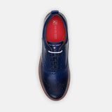 Duca Del Cosma Churchill Premium Spikeless Golf Shoes - Blue - Handmade in 🇵🇹