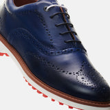 Duca Del Cosma Churchill Premium Spikeless Golf Shoes - Blue - Handmade in 🇵🇹