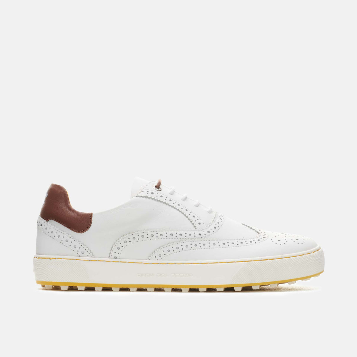 Duca Del Cosma Regent Premium Spikeless Golf Shoes - White - Handmade in 🇵🇹