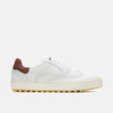 Duca Del Cosma Regent Premium Spikeless Golf Shoes - White - Handmade in 🇵🇹