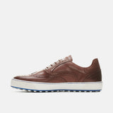 Duca Del Cosma Regent Premium Spikeless Golf Shoes - Cognac - Handmade in 🇵🇹