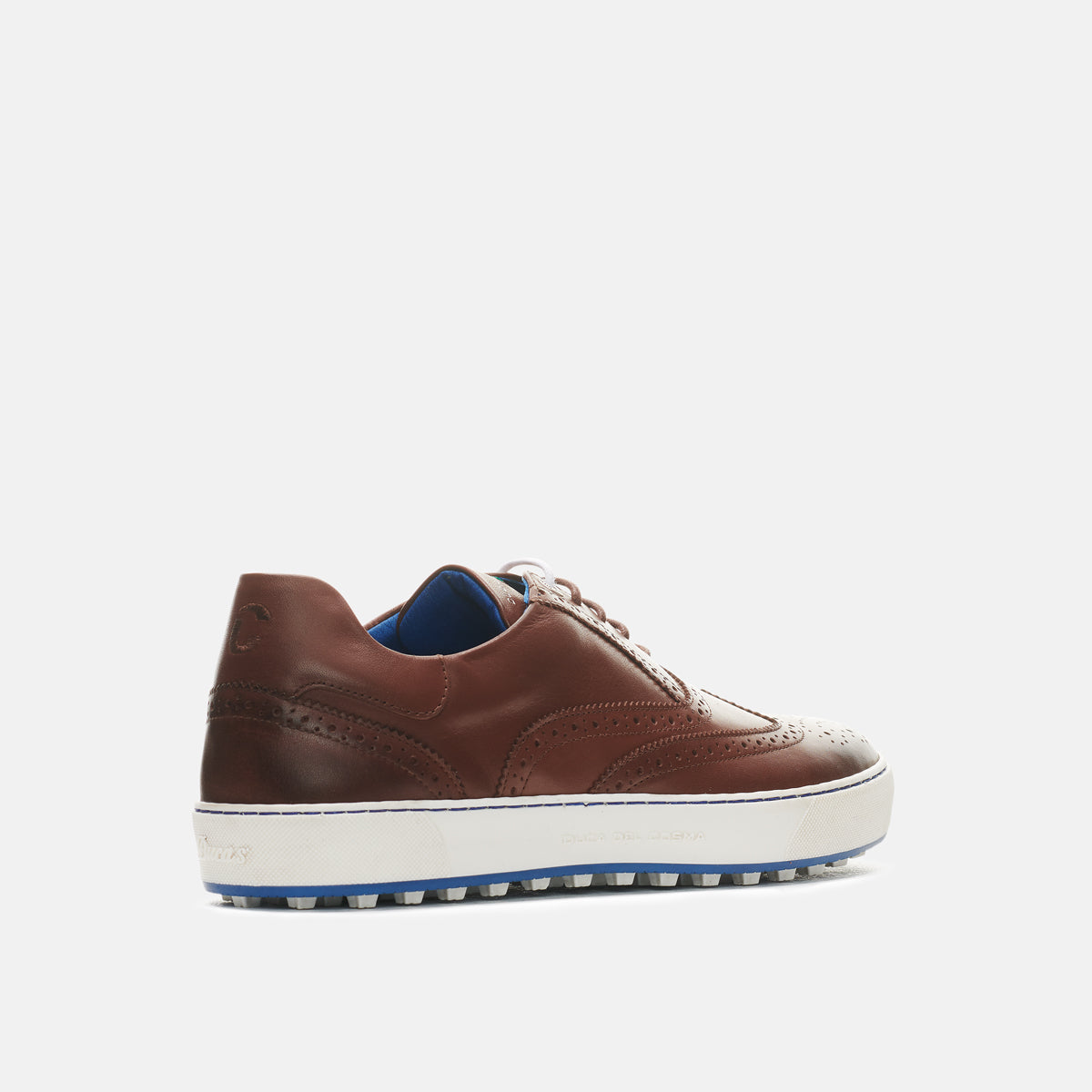 Duca Del Cosma Regent Premium Spikeless Golf Shoes - Cognac - Handmade in 🇵🇹