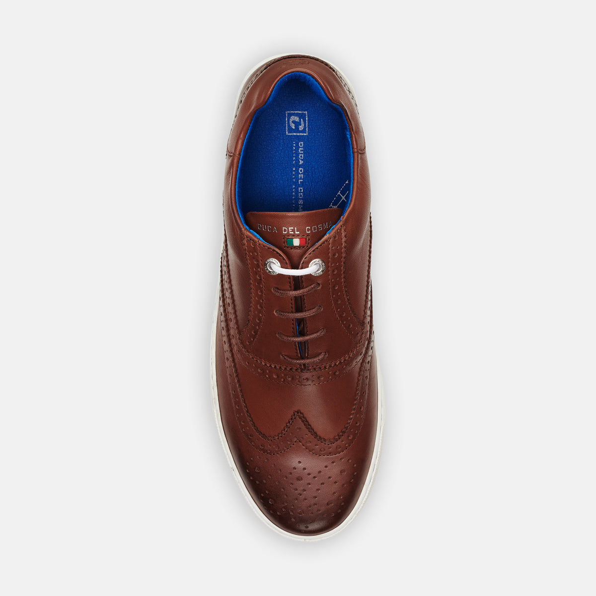Duca Del Cosma Regent Premium Spikeless Golf Shoes - Cognac - Handmade in 🇵🇹