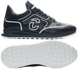Duca Del Cosma Flyer Premium Spikeless Golf Shoes - Navy / White - Handmade in 🇵🇹