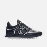 Duca Del Cosma Flyer Premium Spikeless Golf Shoes - Navy / White - Handmade in 🇵🇹