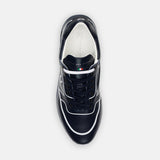 Duca Del Cosma Flyer Premium Spikeless Golf Shoes - Navy / White - Handmade in 🇵🇹