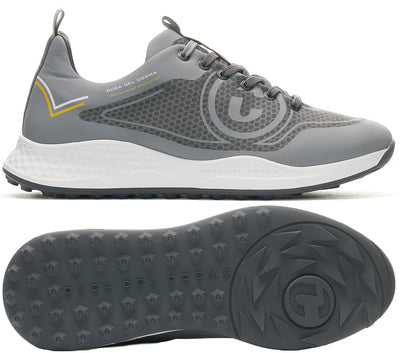 Duca Del Cosma Tomcat Spikeless Golf Shoes - Grey - Showerproof - Handmade in 🇵🇹