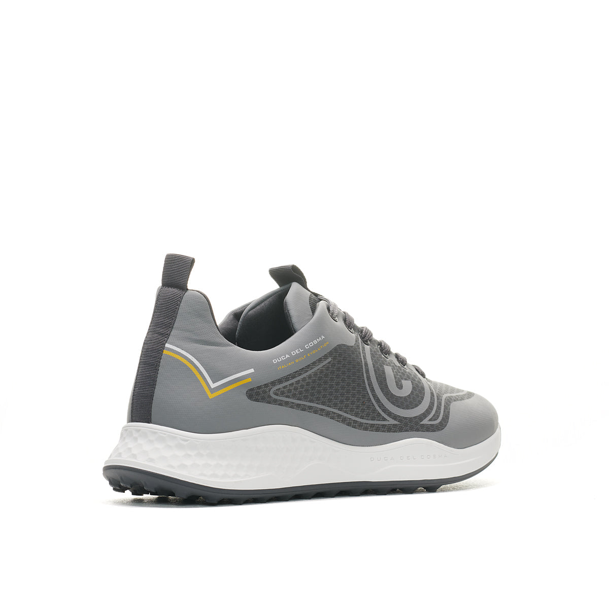 Duca Del Cosma Tomcat Spikeless Golf Shoes - Grey - Showerproof - Handmade in 🇵🇹