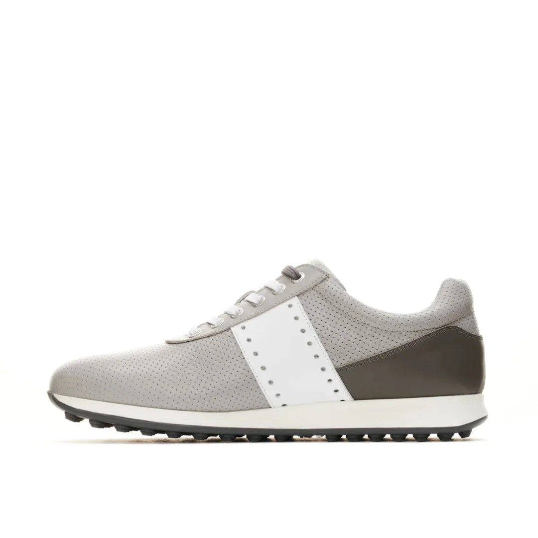 Duca Del Cosma Belair Premium Spikeless Golf Shoes - Grey / Dark Grey - Handmade in 🇵🇹