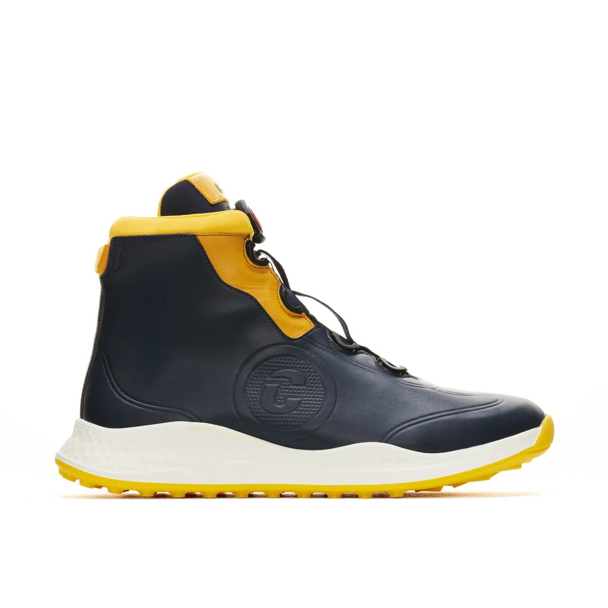 Duca Del Cosma Bologna BOA Premium Spikeless Golf Shoes Winter Boots - Navy - Handmade in 🇵🇹