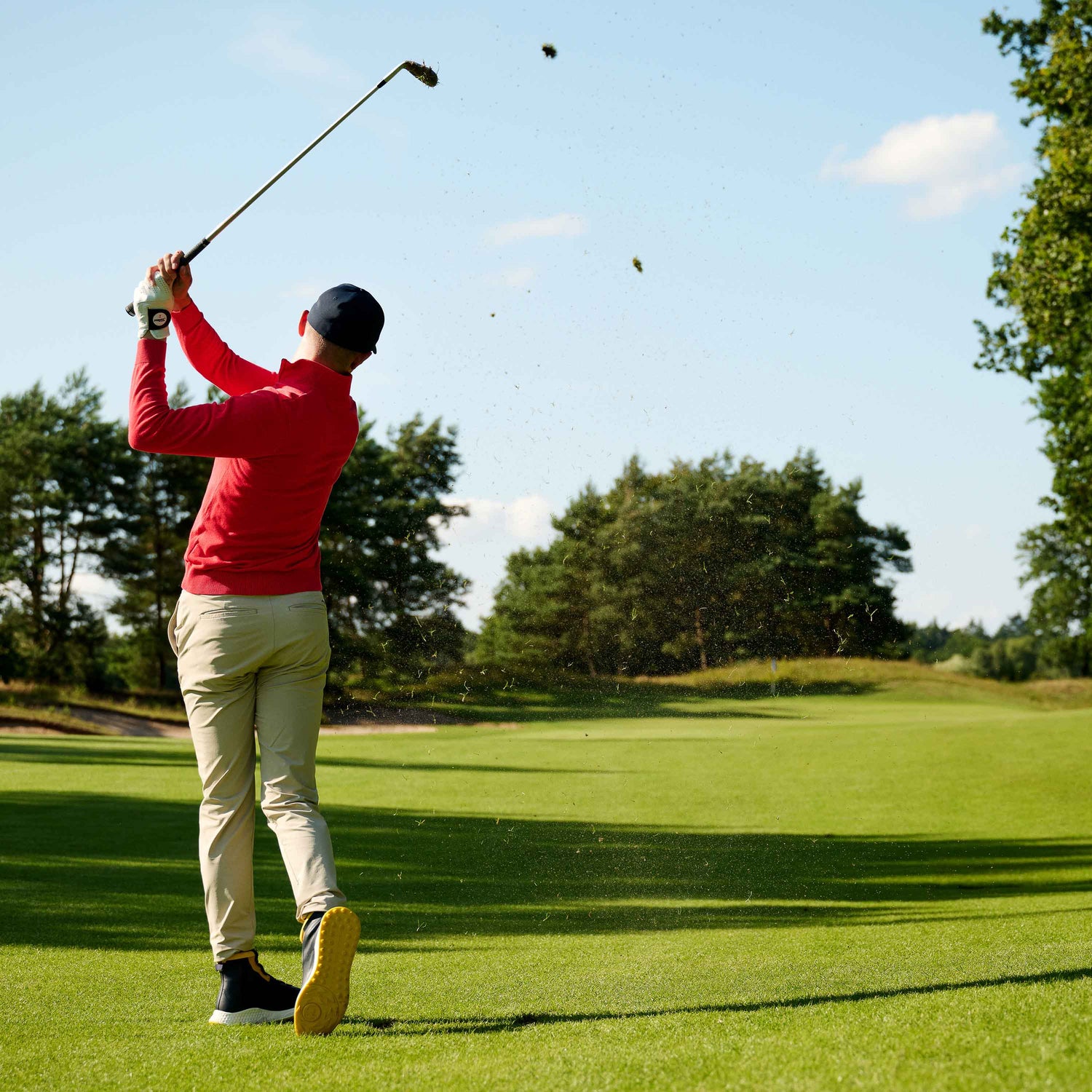 Duca Del Cosma Bologna BOA Premium Spikeless Golf Shoes Winter Boots - Navy - Handmade in 🇵🇹