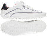 Duca Del Cosma Navarino BOA Premium Spikeless Golf Shoes - White - Handmade in 🇵🇹