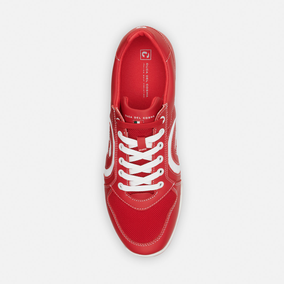 Duca Del Cosma Kuba 2.0 Premium Spikeless Golf Shoes - Red - Handmade in 🇵🇹