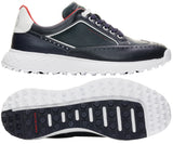 Duca Del Cosma Girona Premium Spikeless Golf Shoes - Navy / Red - Handmade in 🇵🇹