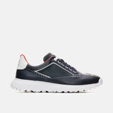 Duca Del Cosma Girona Premium Spikeless Golf Shoes - Navy / Red - Handmade in 🇵🇹