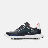 Duca Del Cosma Girona Premium Spikeless Golf Shoes - Navy / Red - Handmade in 🇵🇹