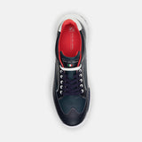Duca Del Cosma Girona Premium Spikeless Golf Shoes - Navy / Red - Handmade in 🇵🇹